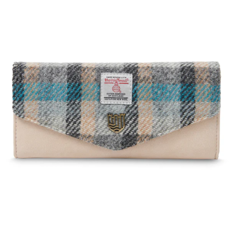 Islander Tartan large clasp purse