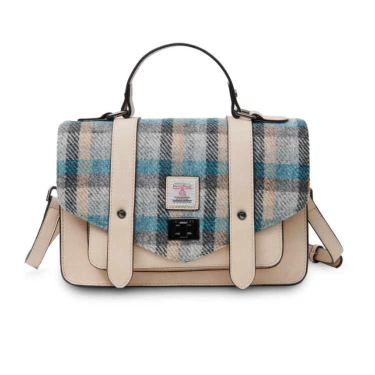 Islander tartan large satchel
