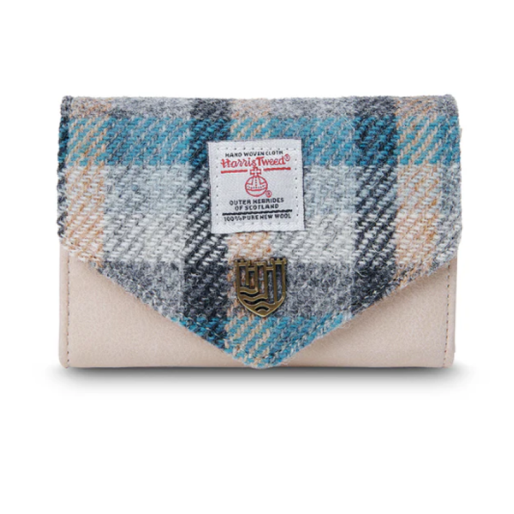 Islander tartan small clasp purse