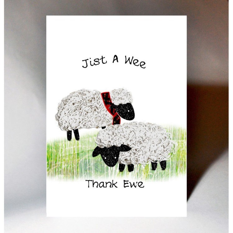 Wee Wishes Just a wee note thank ewe