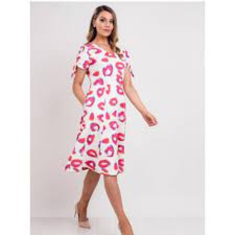 Kate Cooper warm cream print dress