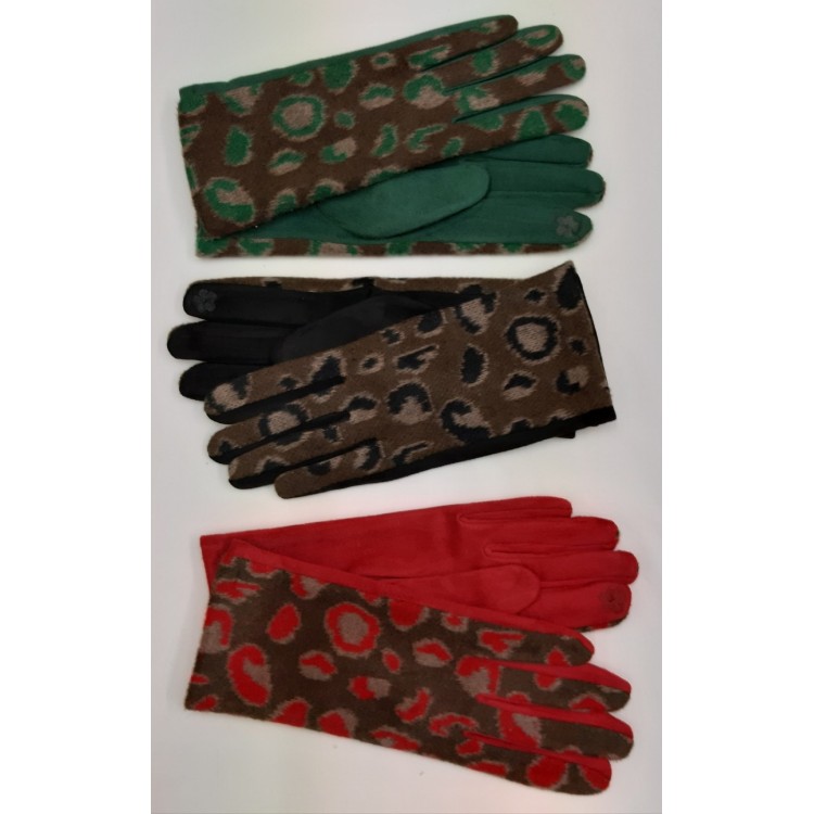 Leopard print glove