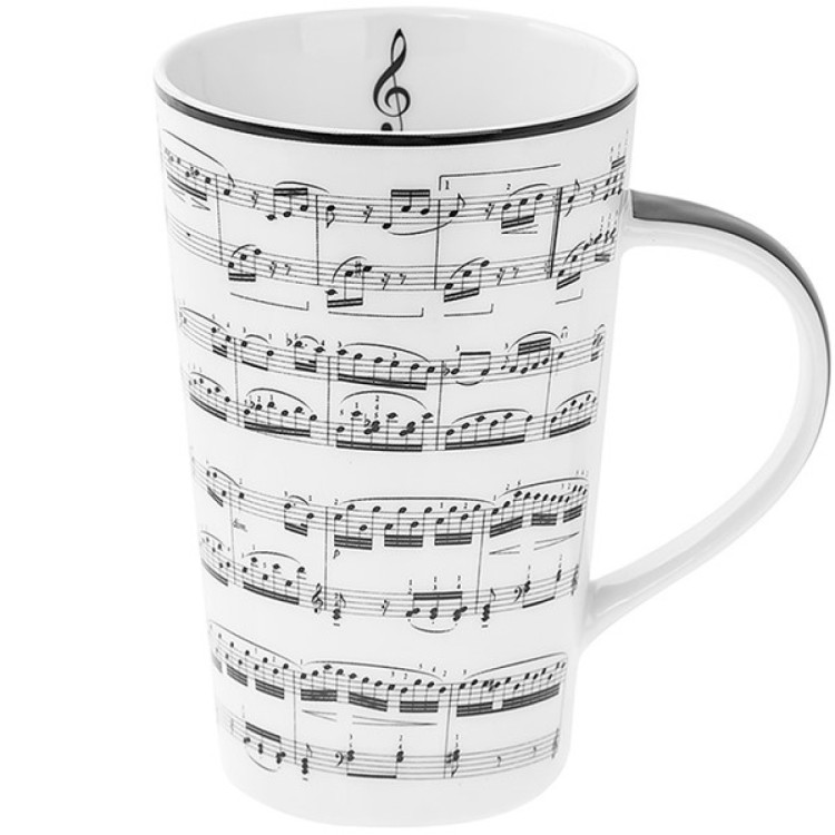 Making music Latte coffee mug