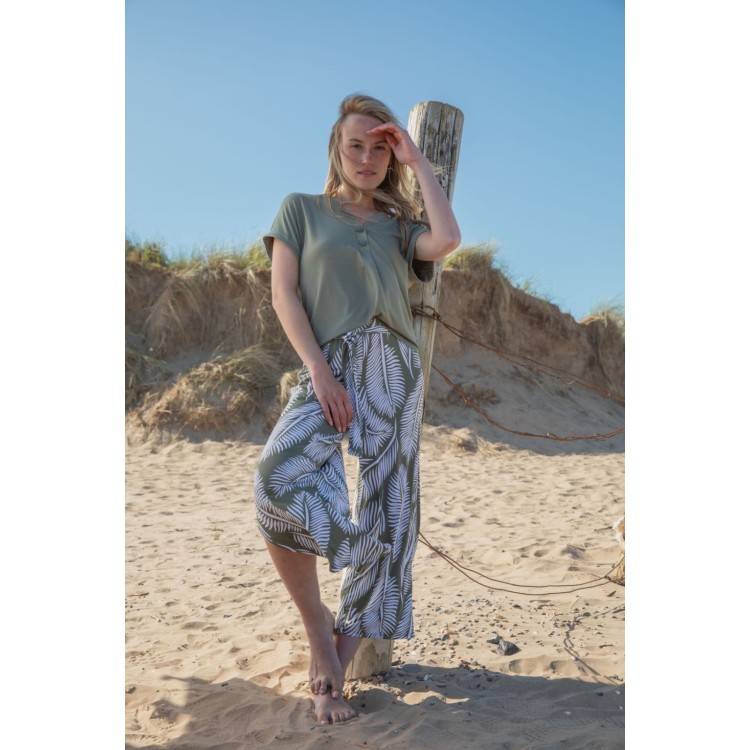 Marble culotte trouser