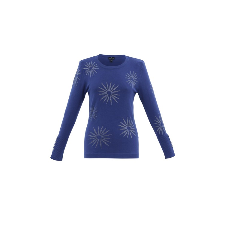 Marble star sparkle sweater
