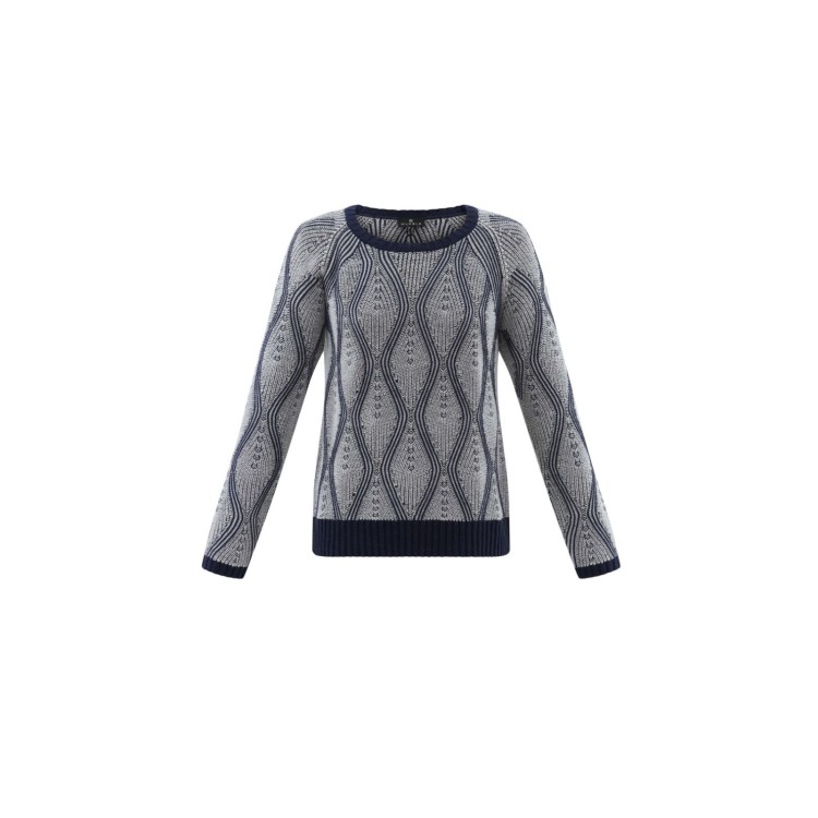 Marble two tone sweater