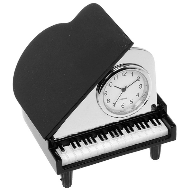 Miniature piano clock 