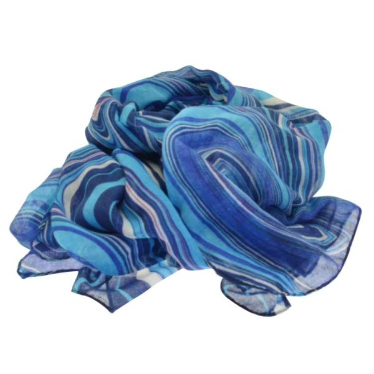 Miss Milly blue retro scarf