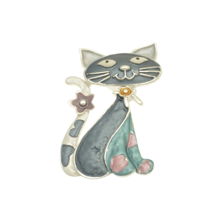 Miss Milly cat brooch