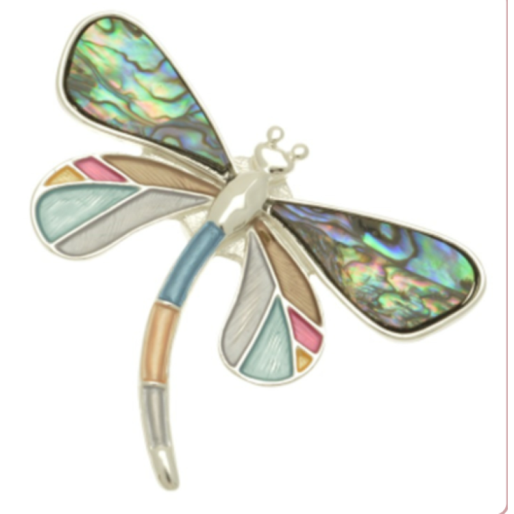 Miss Milly dragonfly magnetic brooch.