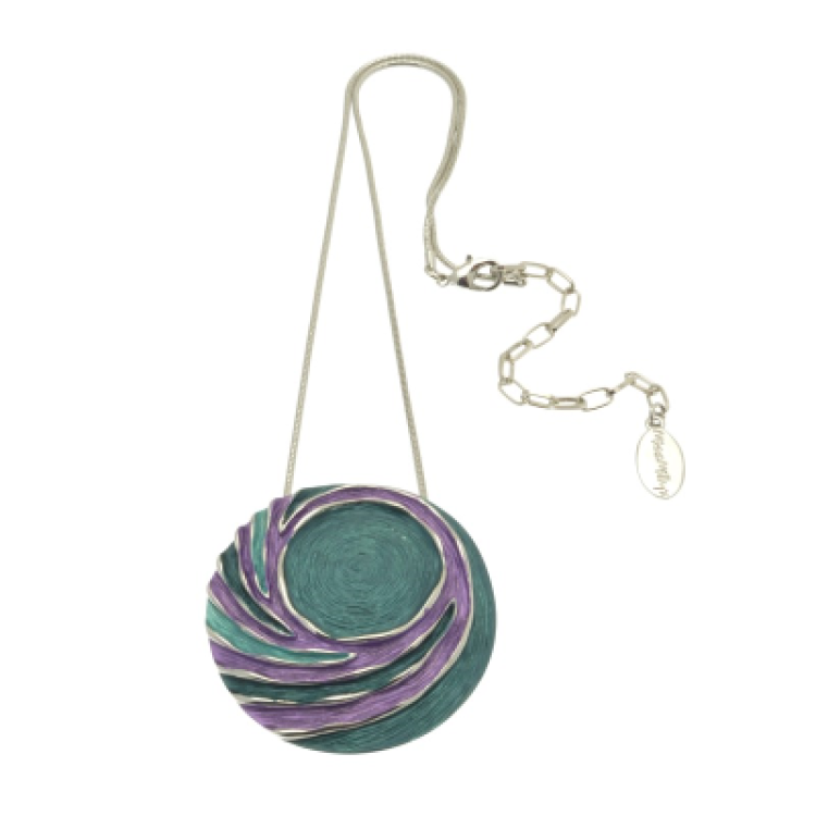 Miss Milly purple & teal necklace