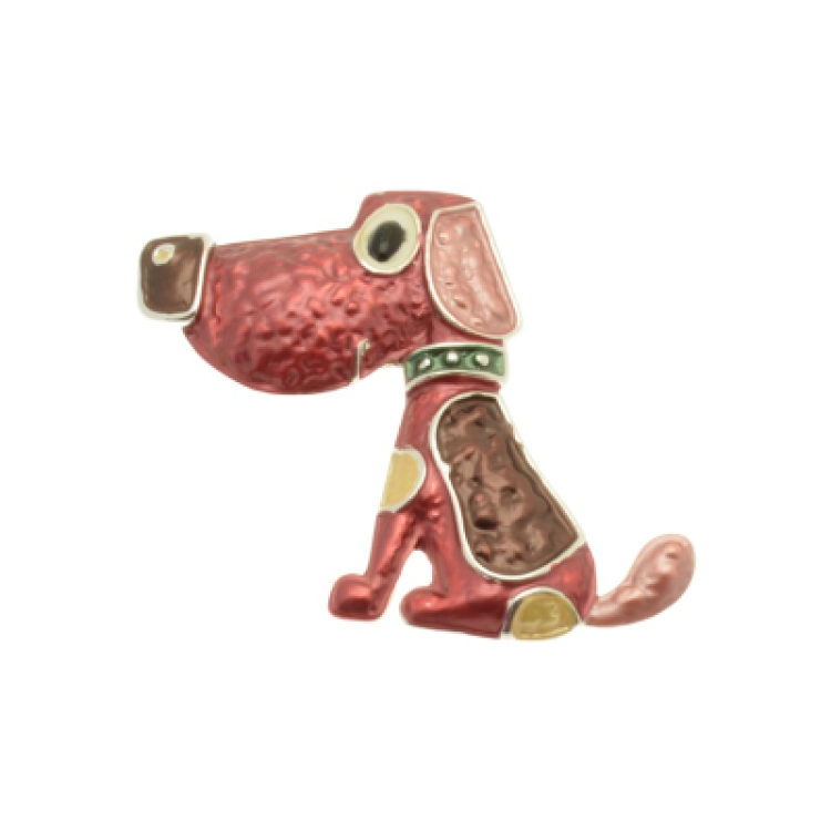 Miss Milly Dog Brooch