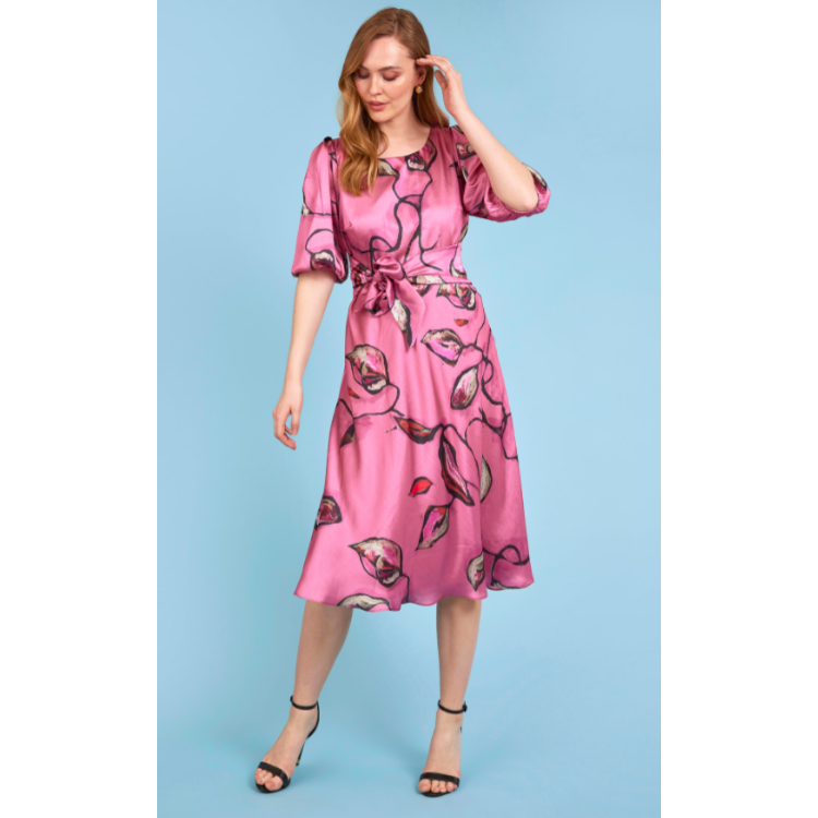 Molly Jo pink print dress