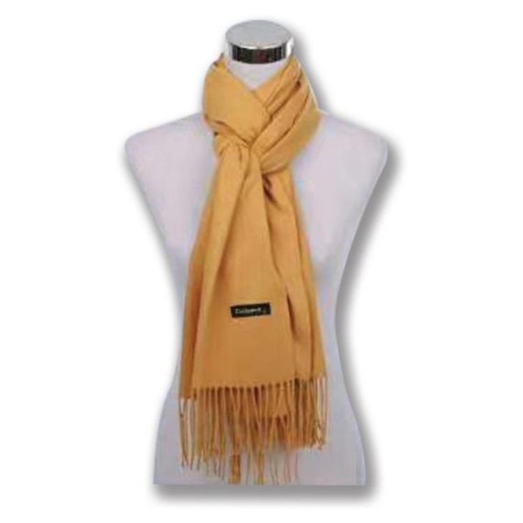 Mustard pashmina scarf