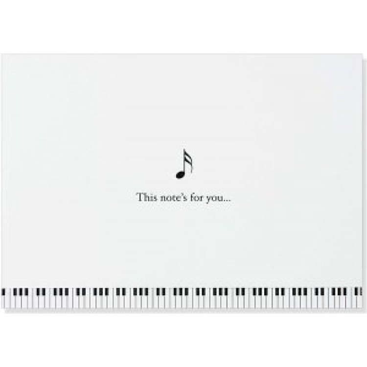 Note card music