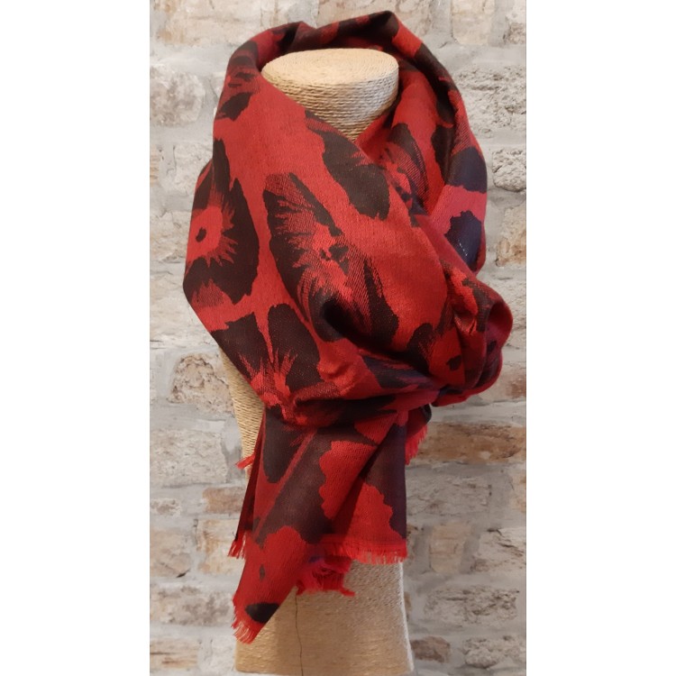 Poppy scarf