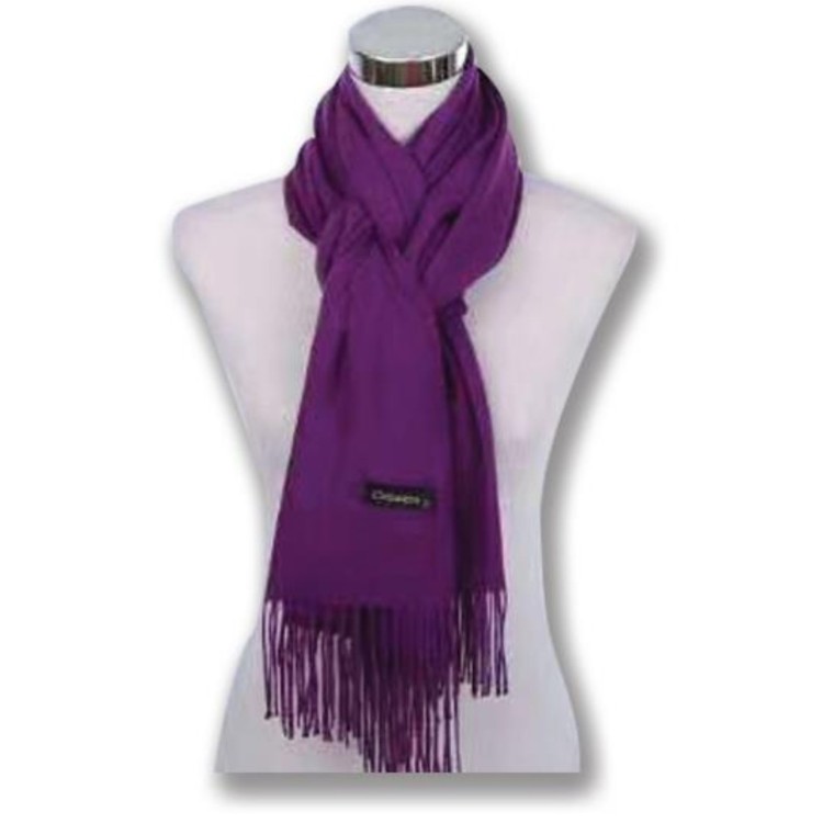 Purple pashmina scarf