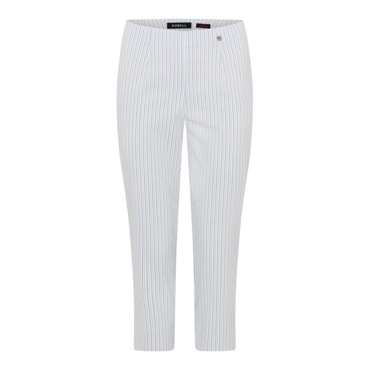 Robell Marie stripe crop trouser