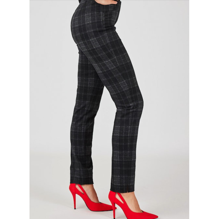 Robell 78cm check rose trouser