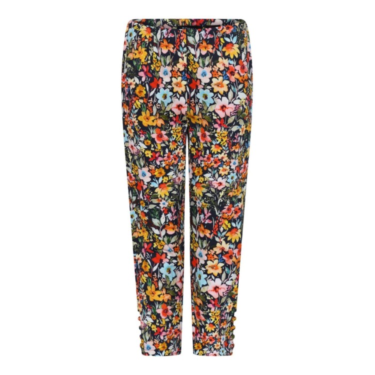 Robell Floral Capri trouser