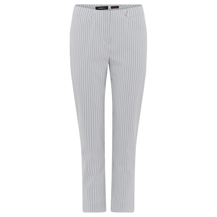 Robell lightweight Bella 09 stripe trouser