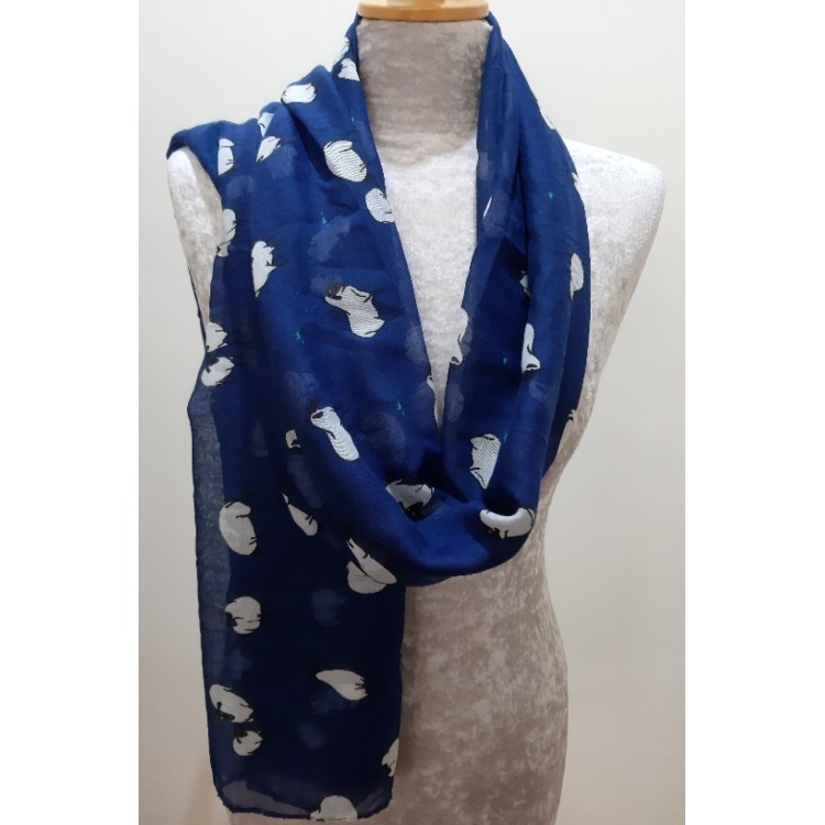 Sheep print scarf