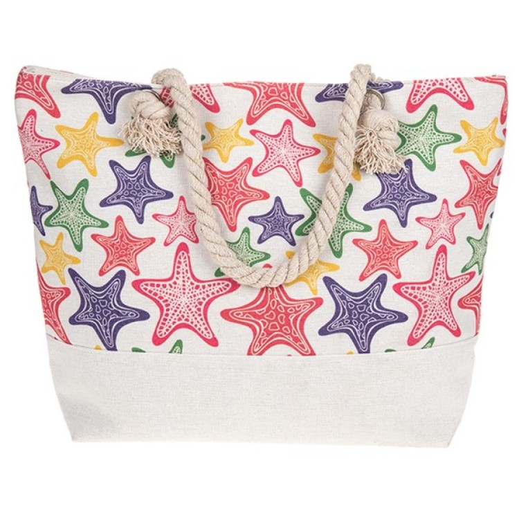 Bright starfish tote bag