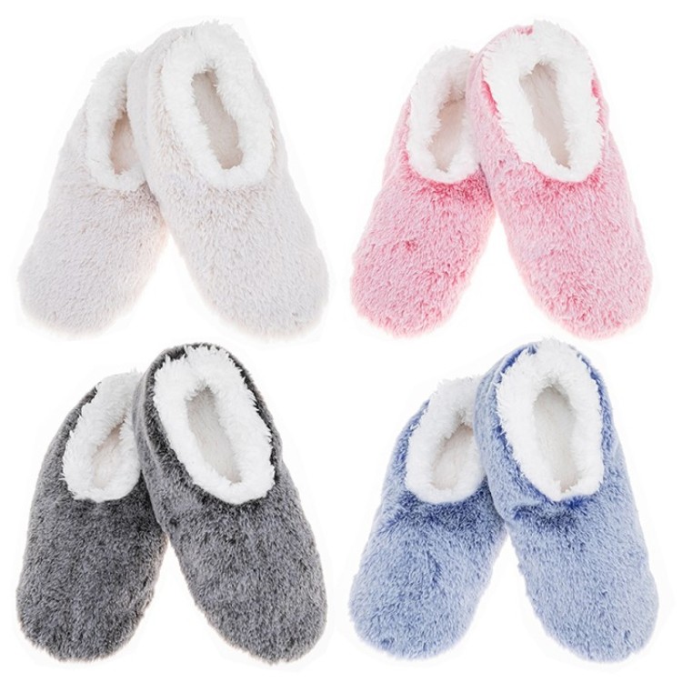 Snoozies frosty faux fur slipper Small