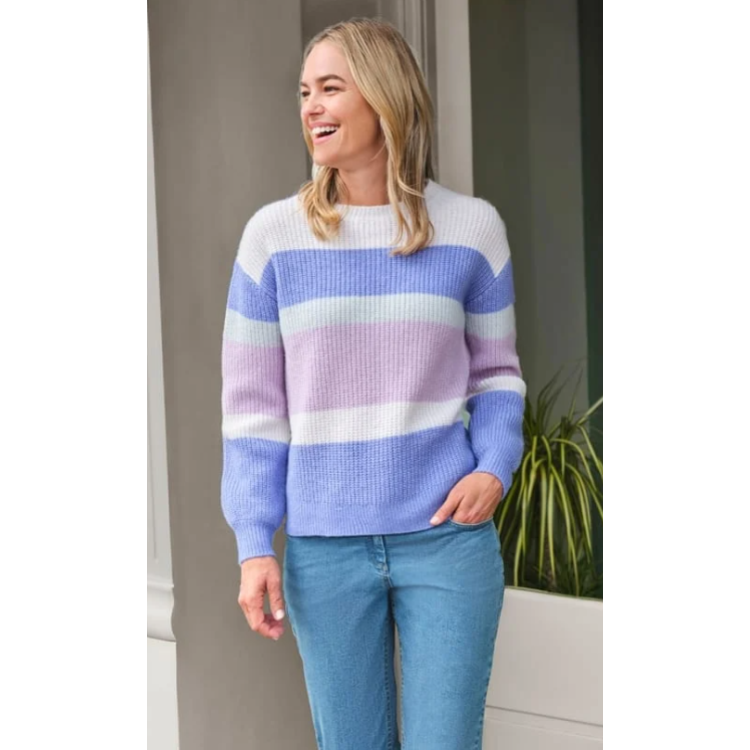 Soft colour block sweater
