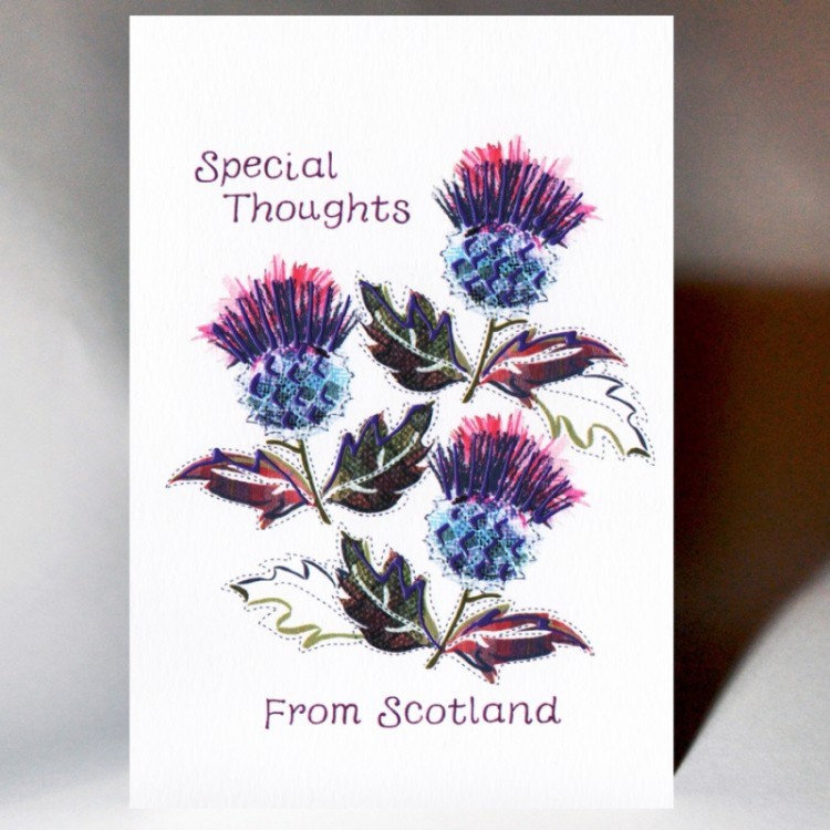 Special thoughts from Scotland card