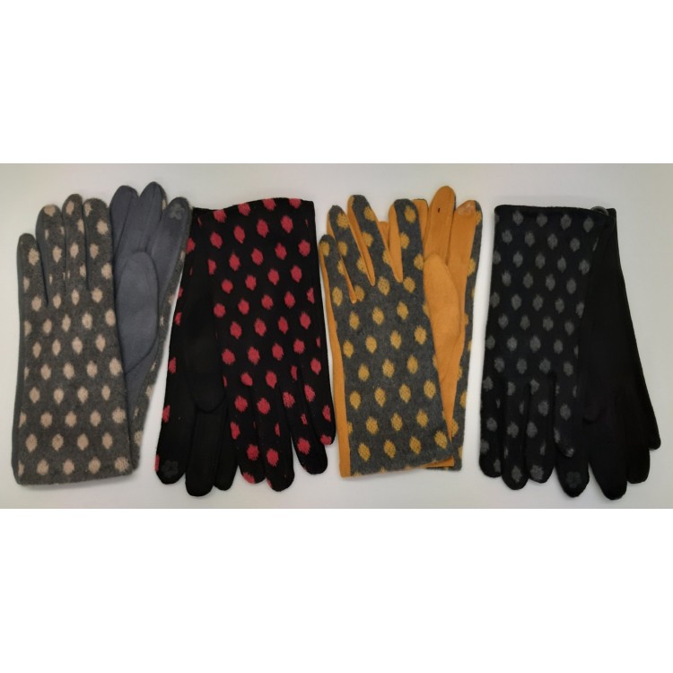 Spot print glove