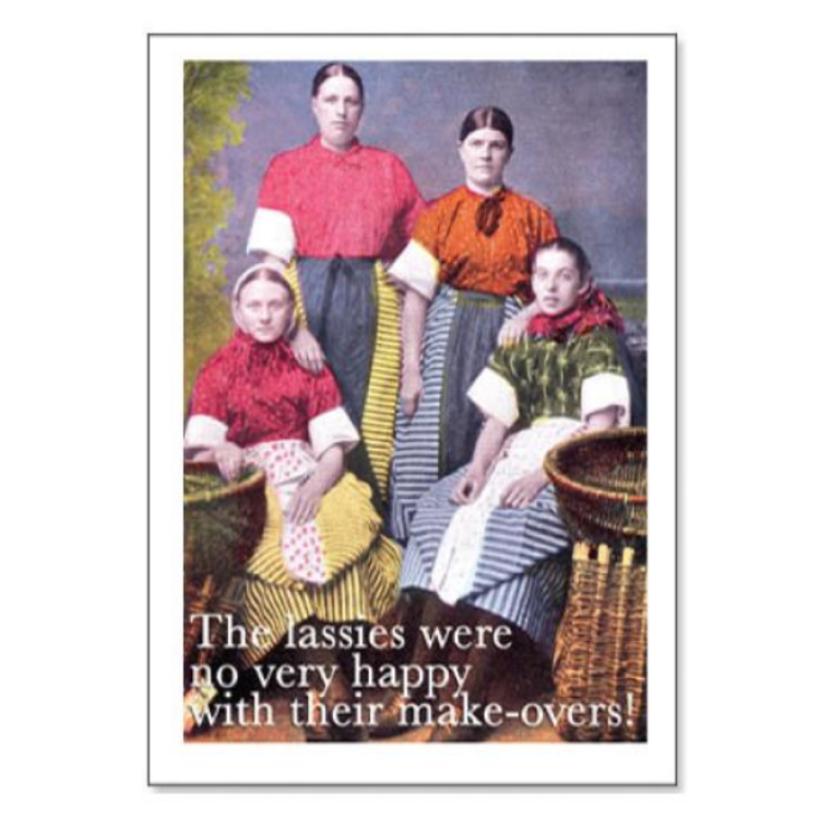 The lassies were no impressed