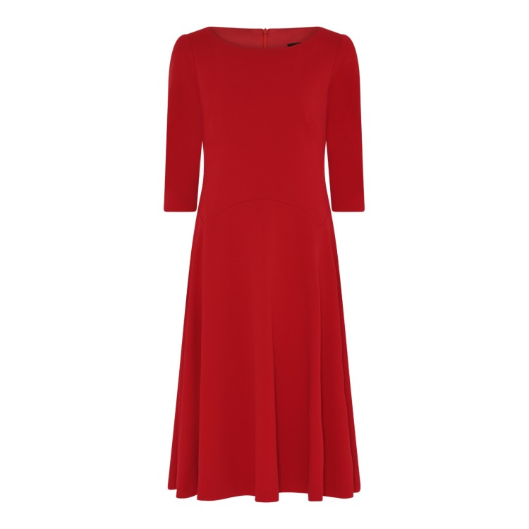 Boat neck fit and flare dress sale