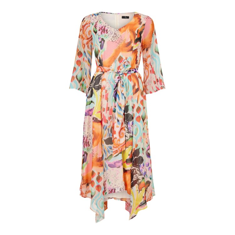 Tia print dress