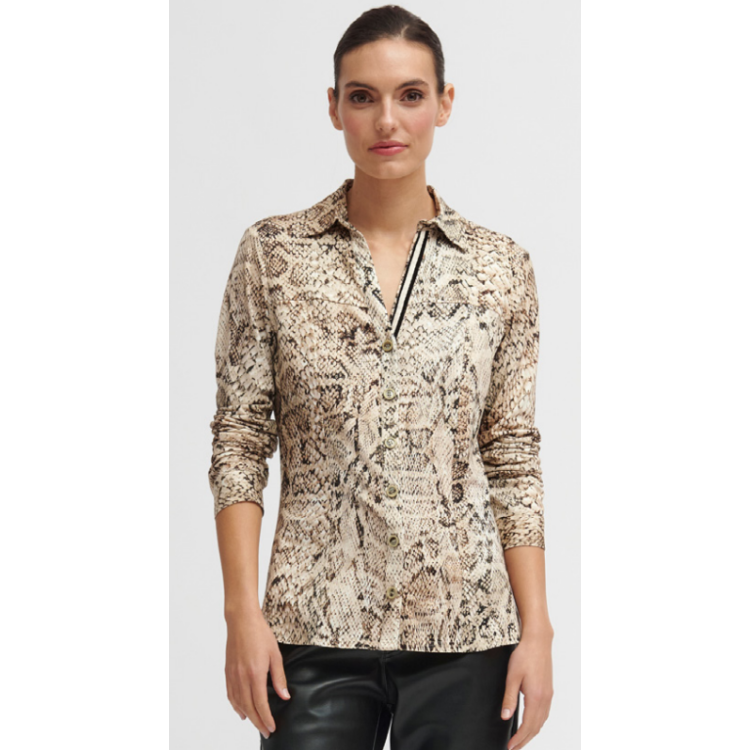 Tinta Becky snakeskin print blouse