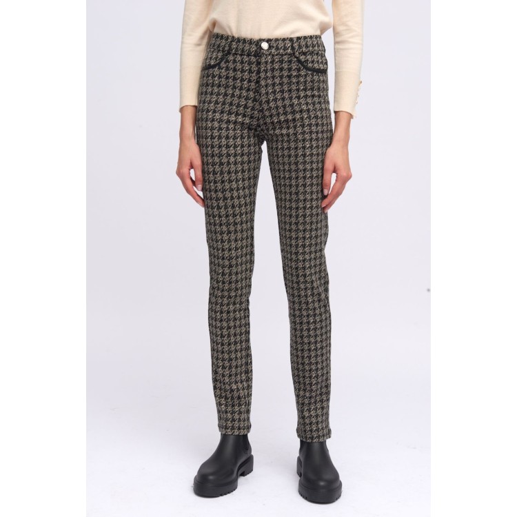 Tinta checked Amaranta trouser