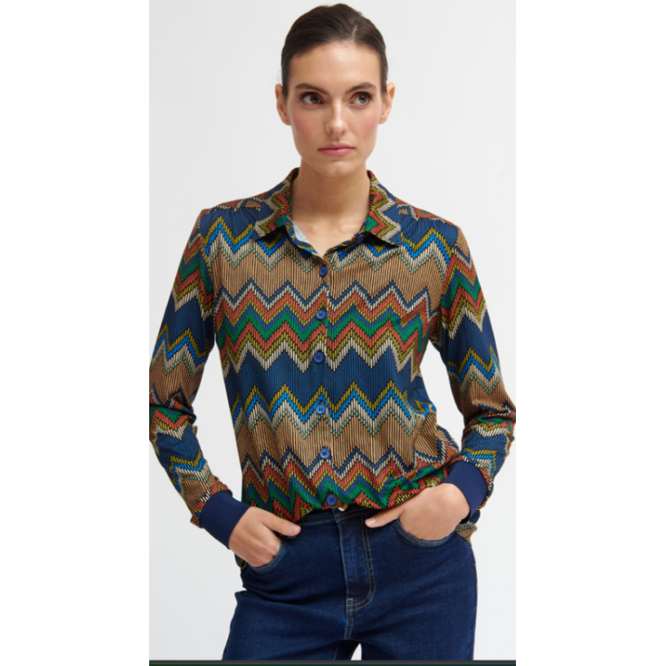 Tinta Doria chevron pattern blouse