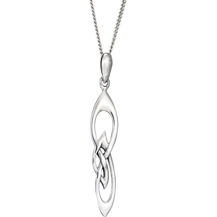 Toucan Long Celtic Eternal  Knot Necklace 5896