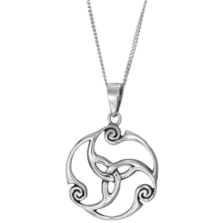 Toucan Round Celtic Eternal Knot Necklace 5908