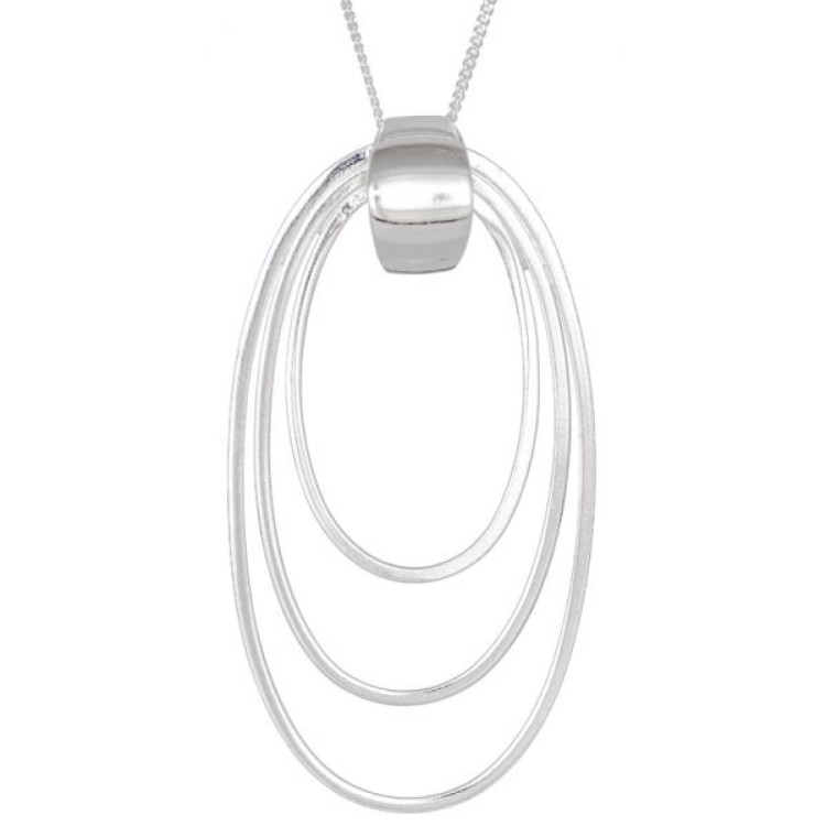 Toucan three hoop necklace