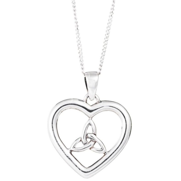 Toucan trinity heart necklace