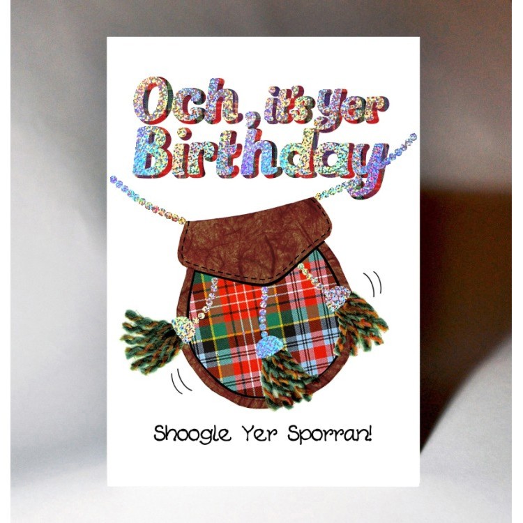 Wee wishes Och it's yer birthday sporran