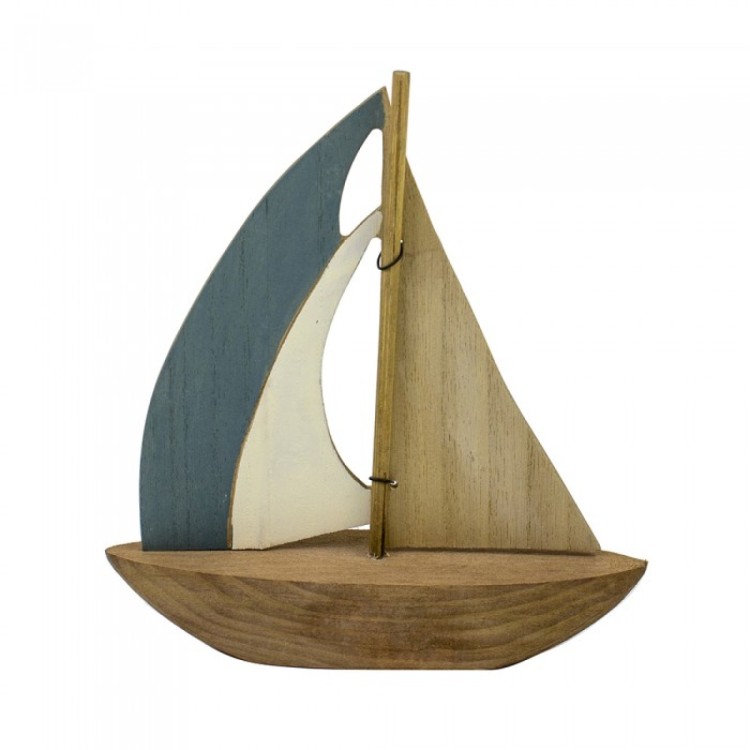 Wood sailboat
