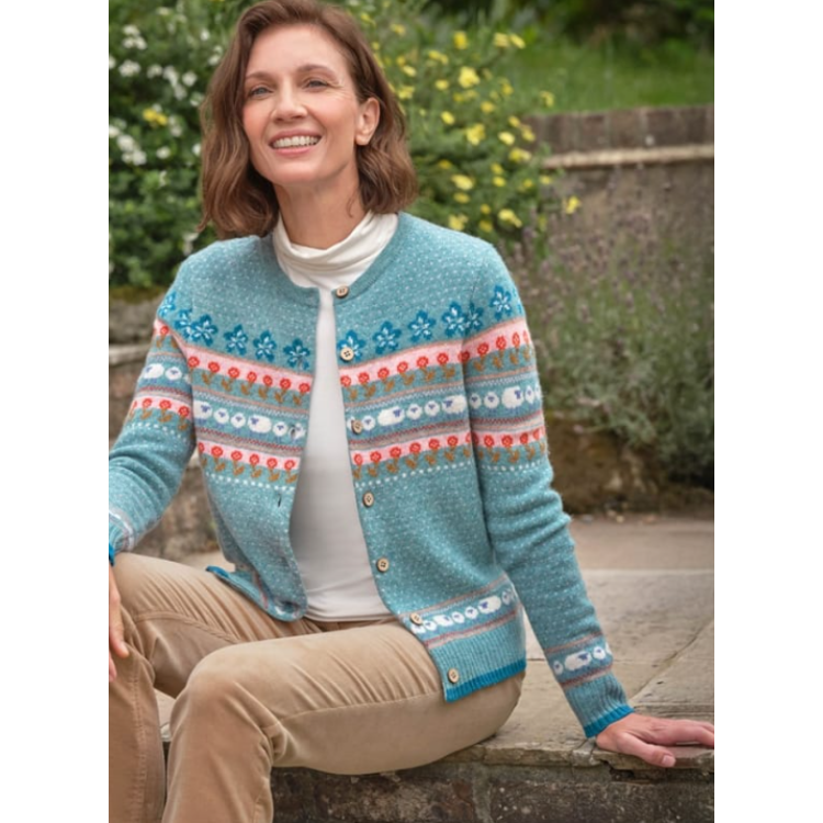 Woolovers Nordic fairisle cardigan
